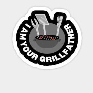 The Backyard GRILLFATHER Sticker